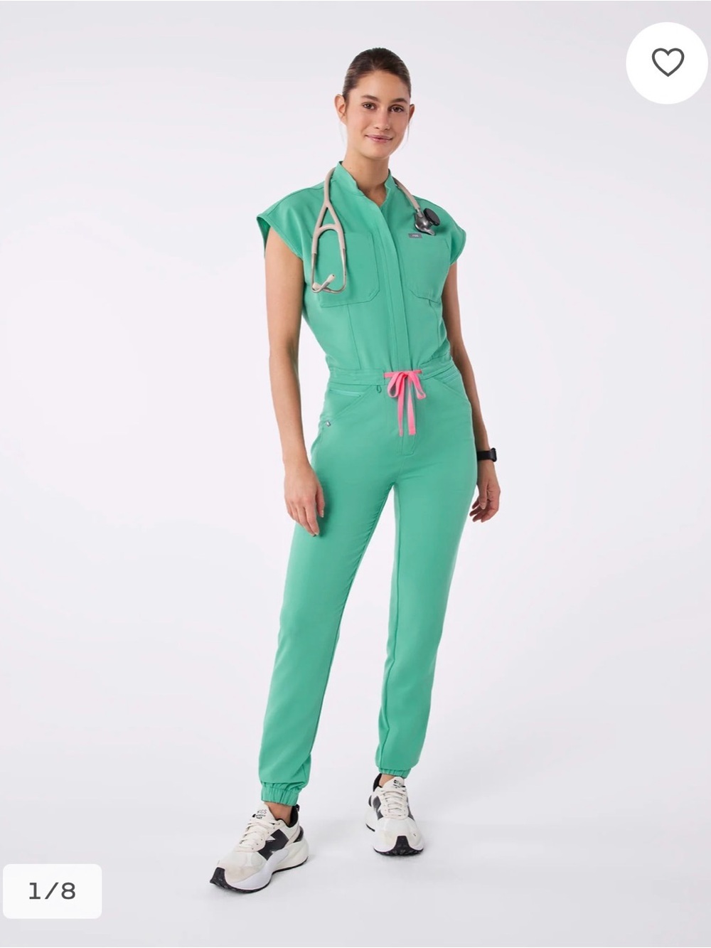 FIGS Rafaela Jogger Jumpsuit - surgical green